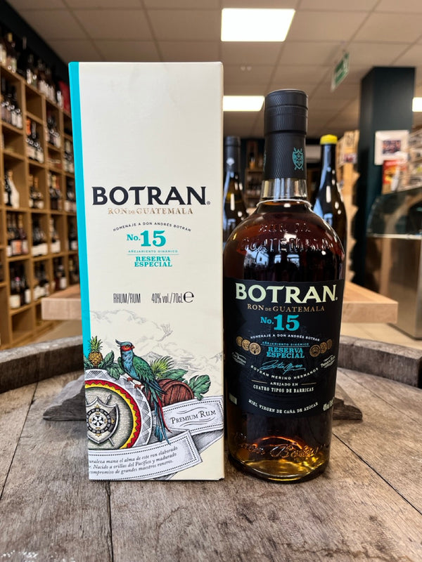 Botran 15 Reserva Especial, rhum Solera du Guatemala