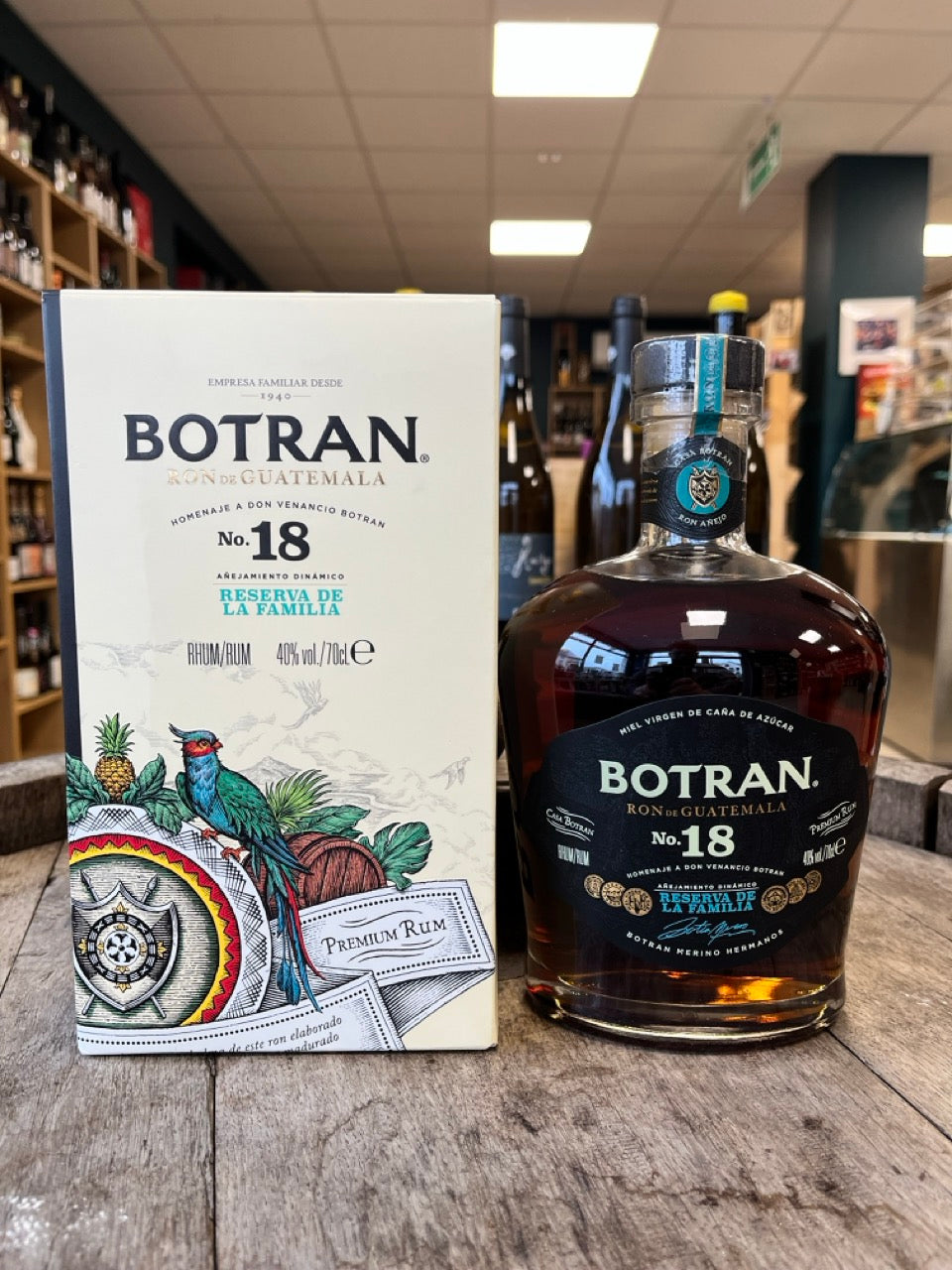 Botran 18 Reserva de la Familia, rhum Solera du Guatemala