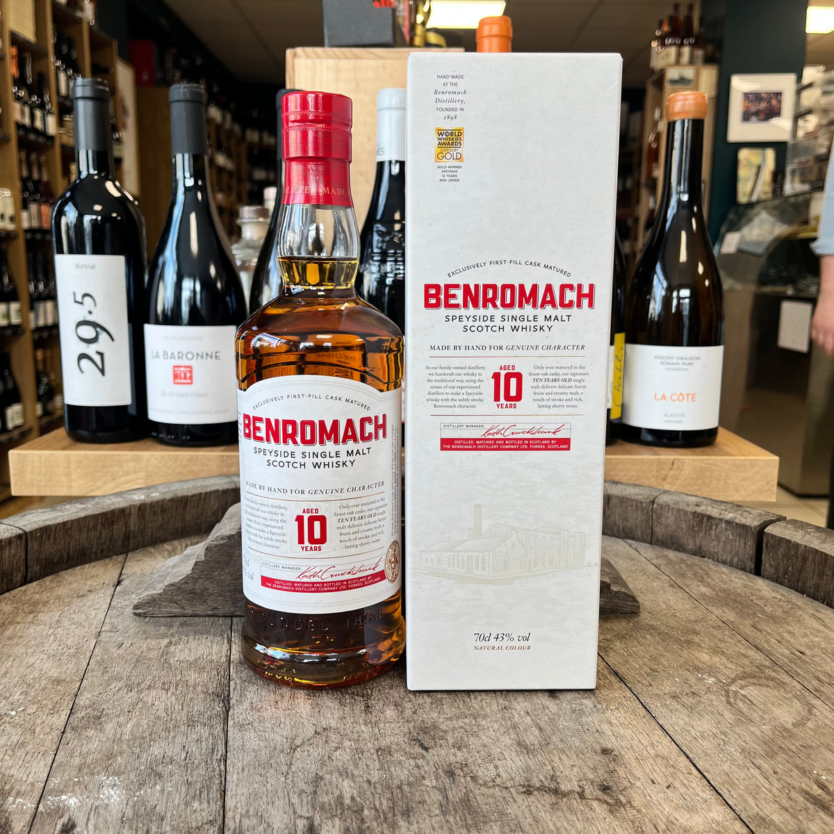 Whisky Benromach 10 ans, Speyside, Écosse