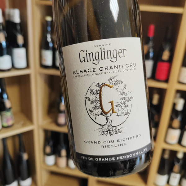Bouteille de Riesling Grand Cru Eichberg 2020 – Domaine Pierre-Henri Ginglinger, AOC Alsace Grand Cru Eichberg