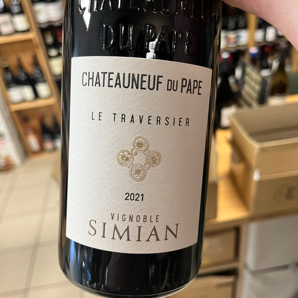 Bouteille de Le Traversier 2021 – Château Simian, AOC Châteauneuf-du-Pape