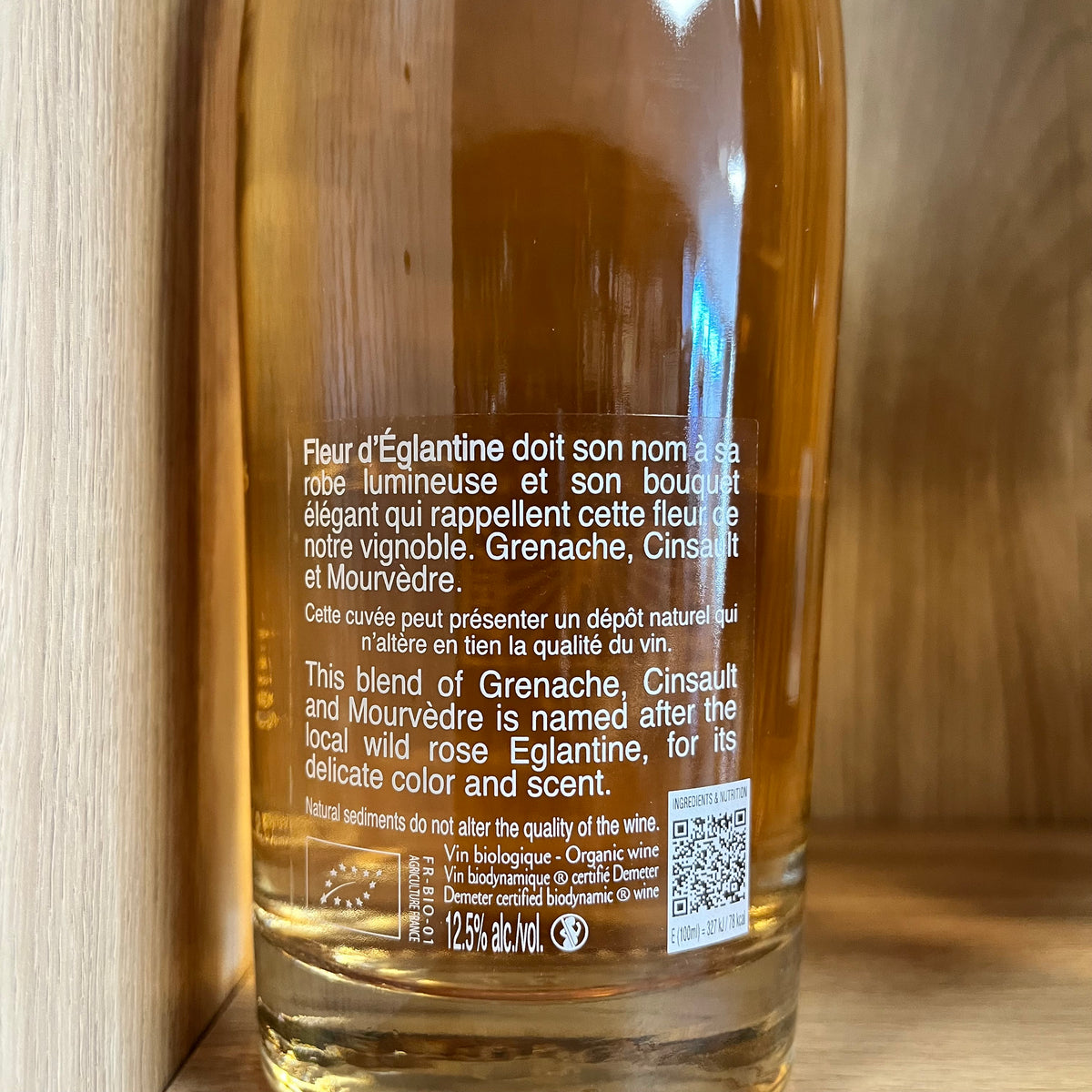 Bouteille Vin rosé Mourgues du Grès 2023, Côtes du Rhône — agriculture biologique