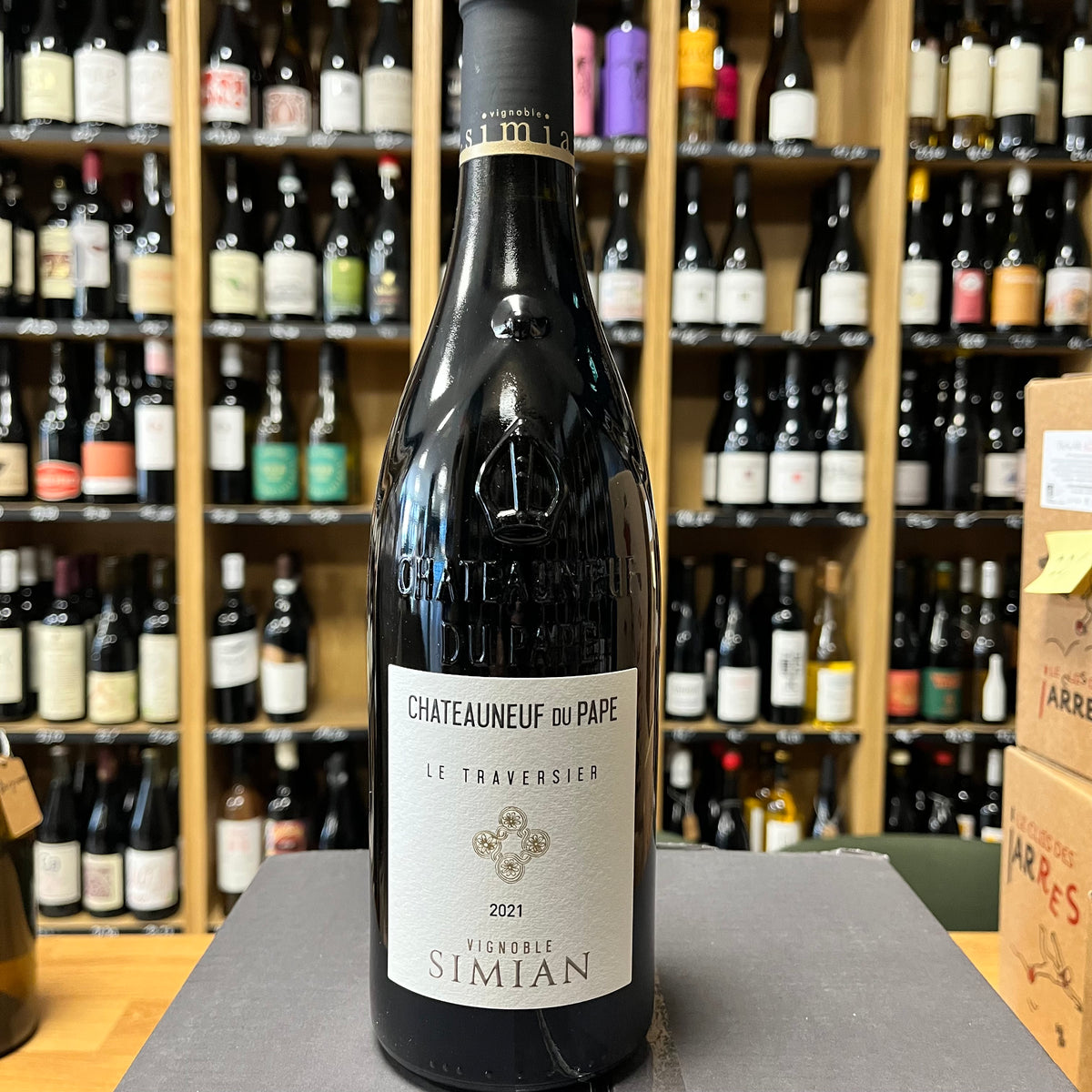 Bouteille Vin rouge Simian 2021, Côtes du Rhône — biodynamie