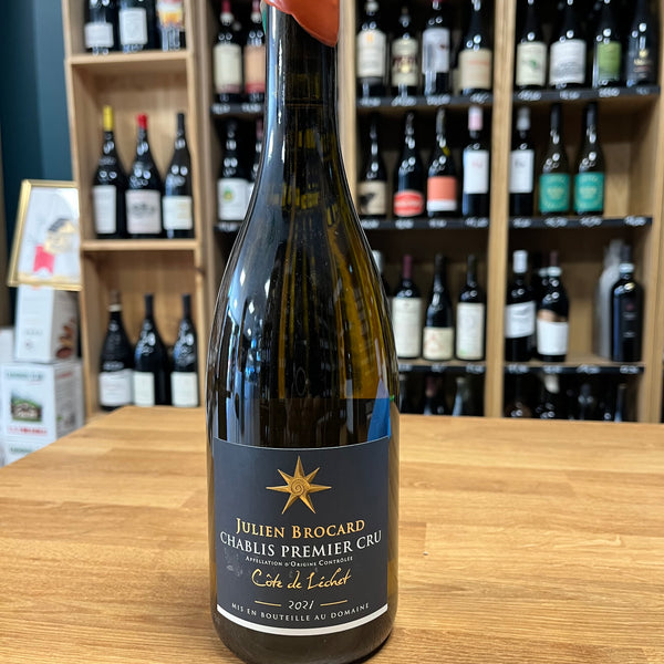 Bouteille Vin blanc Julien Brocard 2021, AOC Bourgogne — agriculture biologique