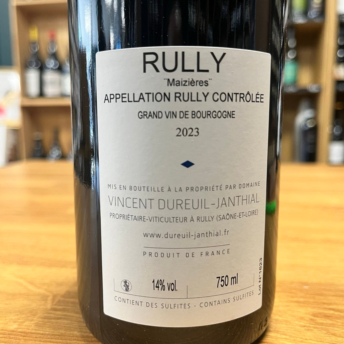 Bouteille Vin Rully Maizières Rouge 2023, AOC Bourgogne
