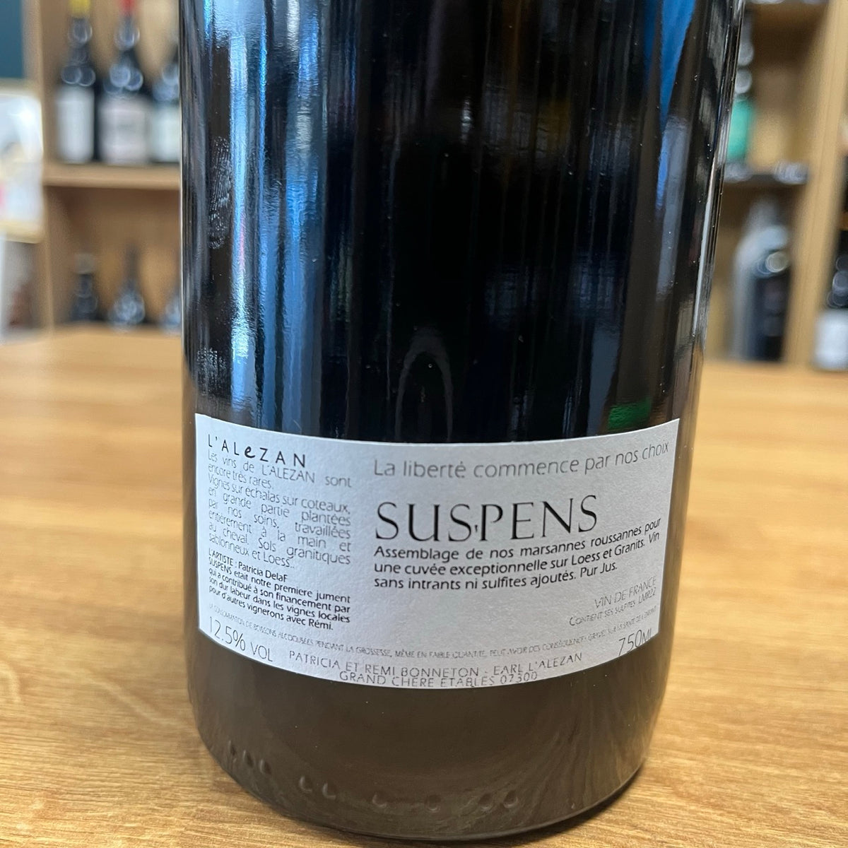 Bouteille Vin blanc L'Alezan 2022, AOC Bourgogne — nature