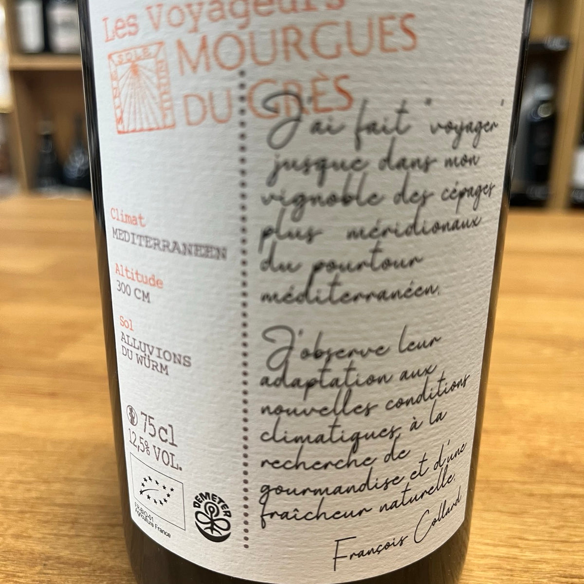 Bouteille Vin rouge Les Voyageurs 2023, Côtes du Rhône
