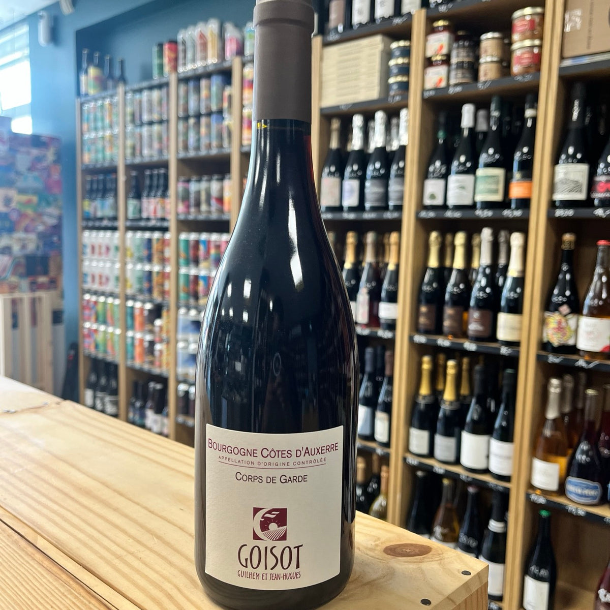 Bouteille de Corps de Garde rouge 2023 – Domaine Goisot, Côtes d'Auxerre