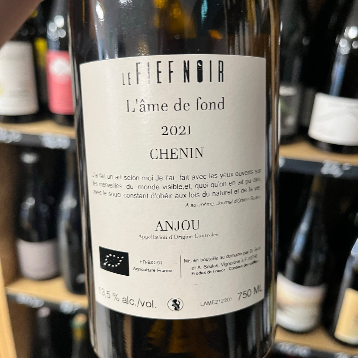 Bouteille Vin rouge Le Trublion 2022, Val de Loire