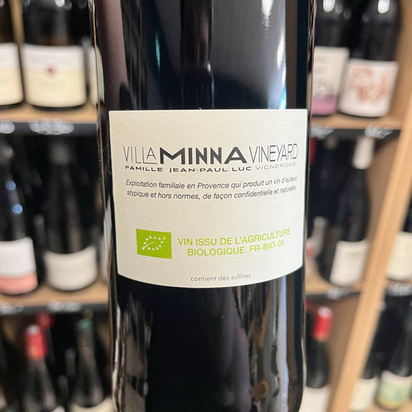 Bouteille de Minna 2020 – Villa Minna Vineyard, IGP Bouches-du-Rhône