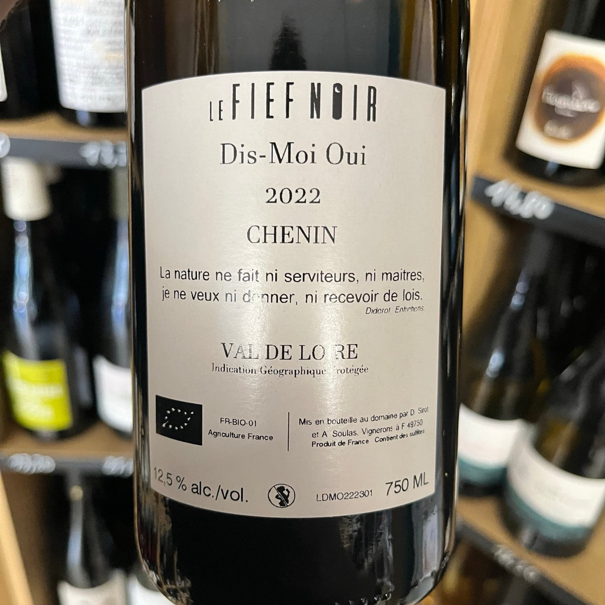 Bouteille Vin rouge Vini di Filippo 2021, Italie — agriculture biologique