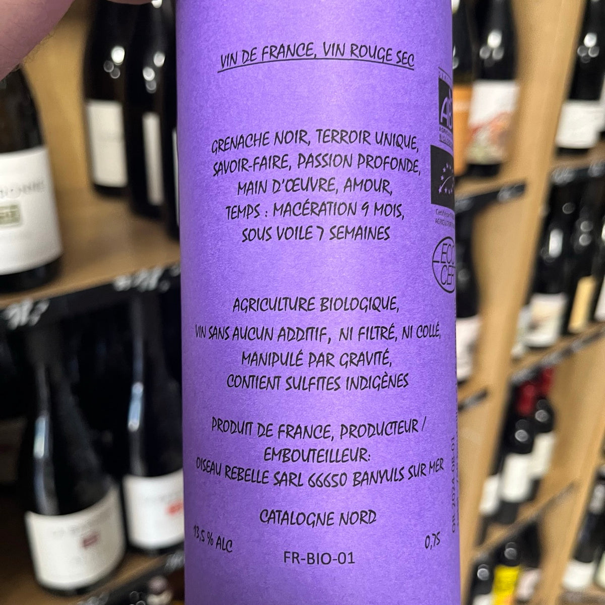 Bouteille Vin blanc La Côte Blanc 2020, AOC Bourgogne