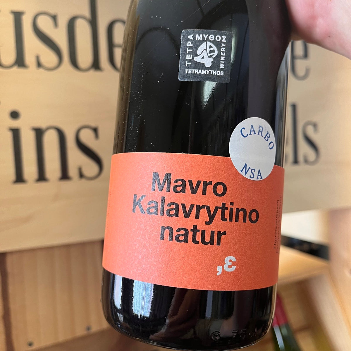 Bouteille Vin rouge Mavro Kalavrytino 2022 2022 — agriculture biologique
