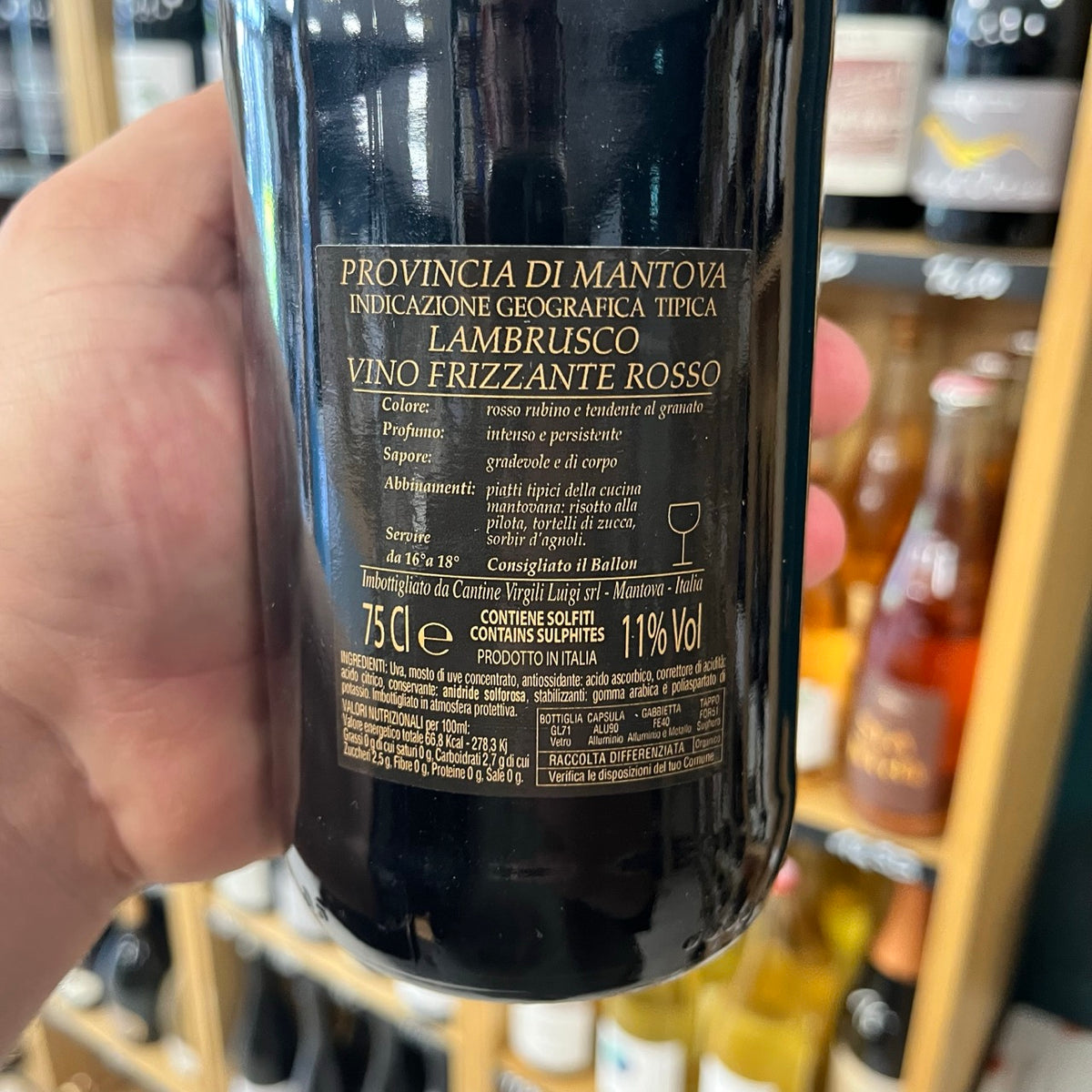 Pétillant naturel Lambrusco Mantovano - Pedrazzoli