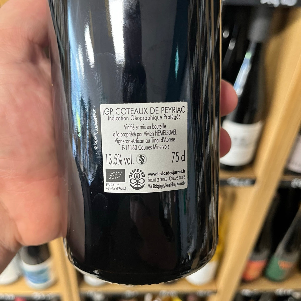 Vin rouge Abrensis 2022 - Le Clos des Jarres
