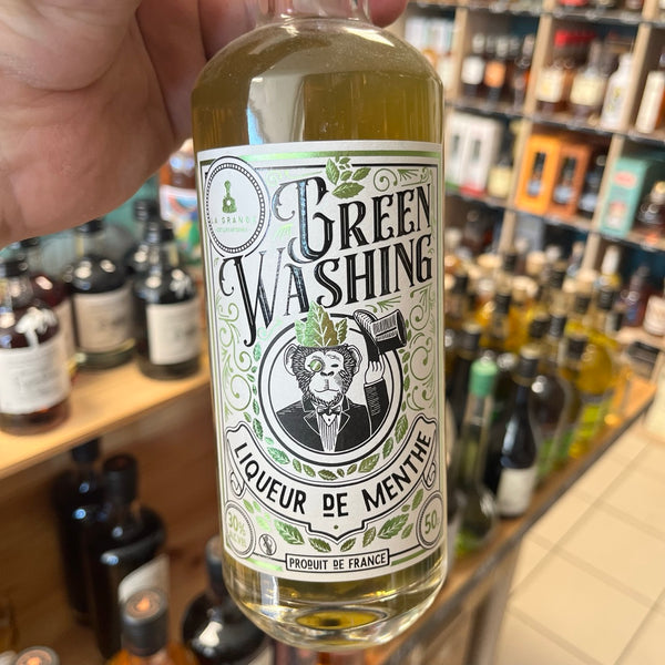 Distillerie La Grange « Green Washing » — Liqueur de menthe