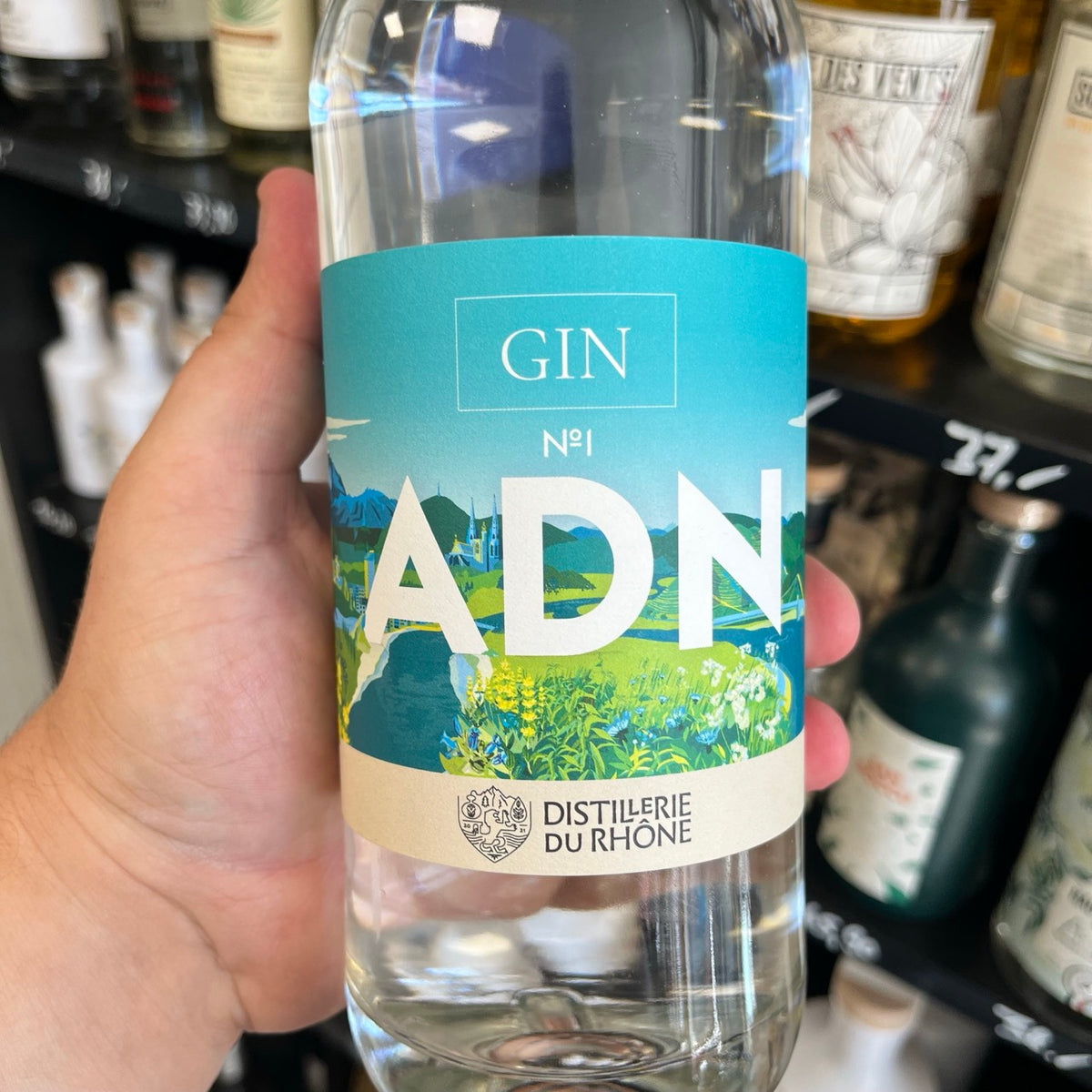 Distillerie du Rhône ADN N°1, gin bio