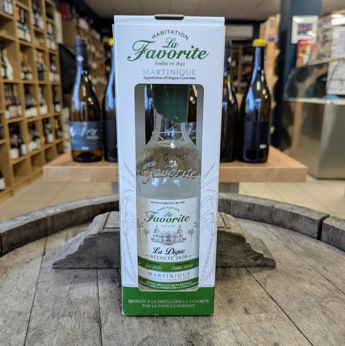 La Favorite La Digue 2020, rhum blanc parcellaire de Martinique