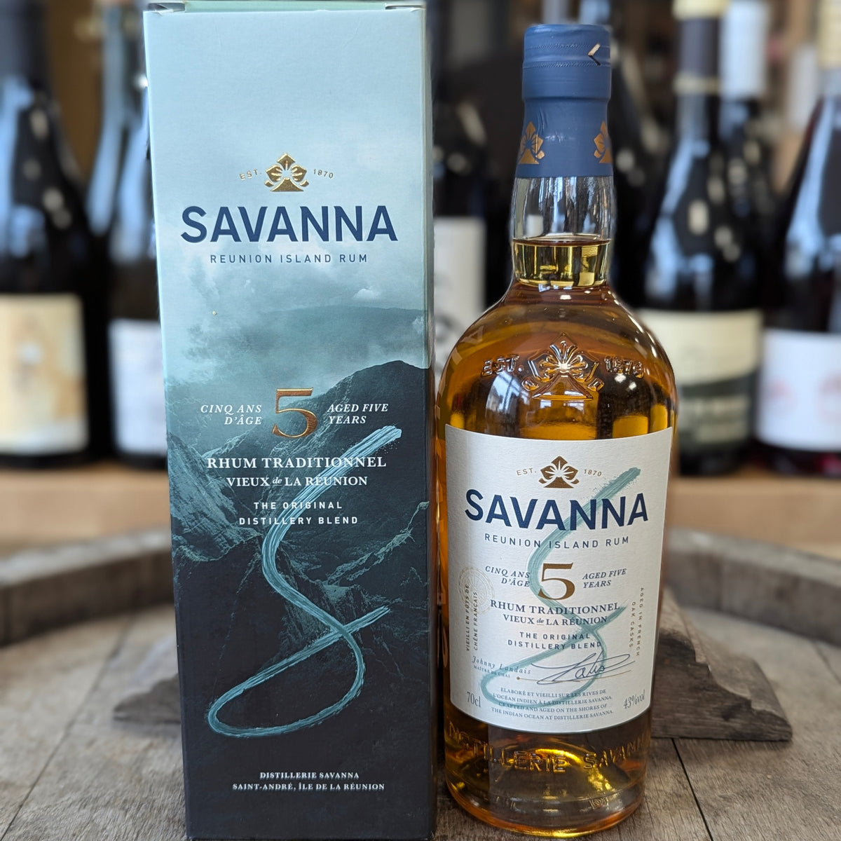 Savanna 5 ans, rhum vieux traditionnel de La Réunion