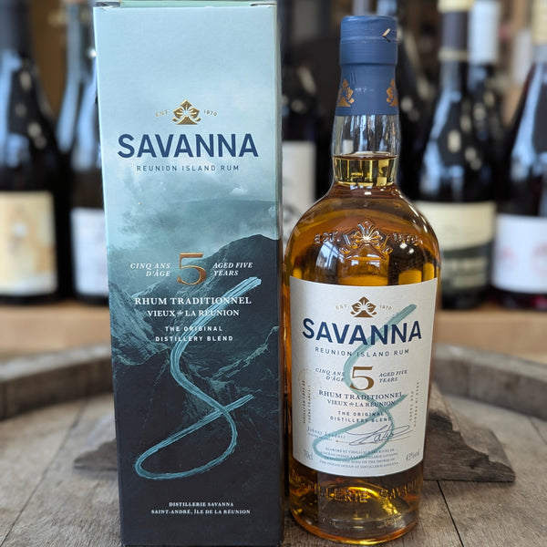 Savanna 5 ans, rhum vieux traditionnel de La Réunion