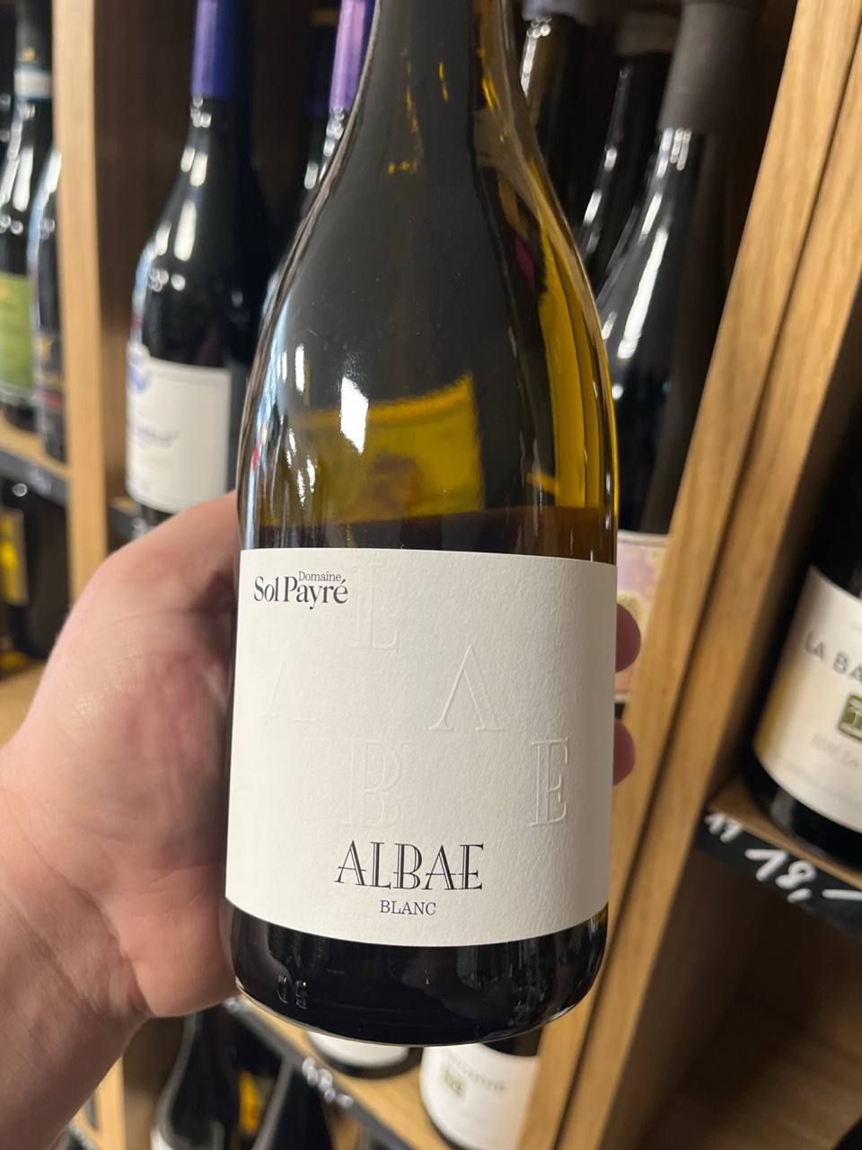 Bouteille d'Albae 2022 – Domaine Sol Payré, Côtes du Roussillon