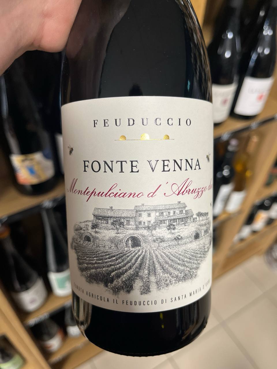 Bouteille Vin rouge Fonte Venna Montepulciano d’Abruzzo 2024, Italie