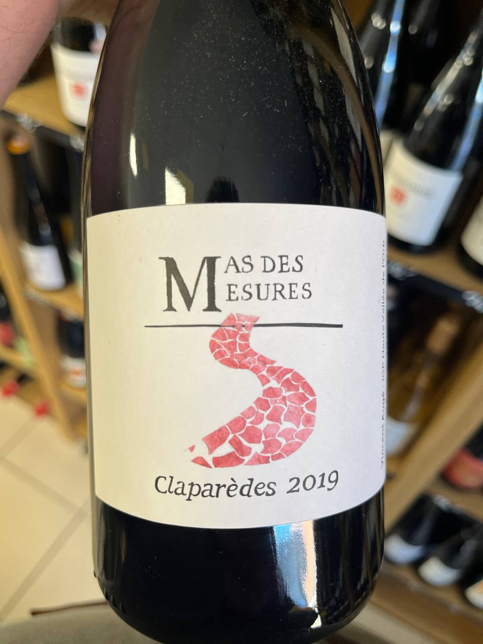 Mas des Mesures - Claparèdes 2019 - étiquette