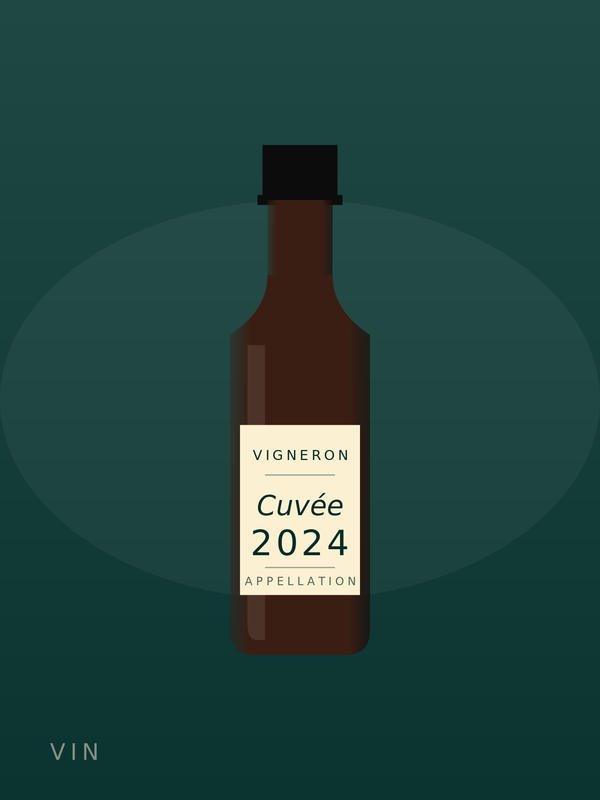Bouteille de Bois des Fées 2025 – Tour Campanets, Coteaux d'Aix-en-Provence