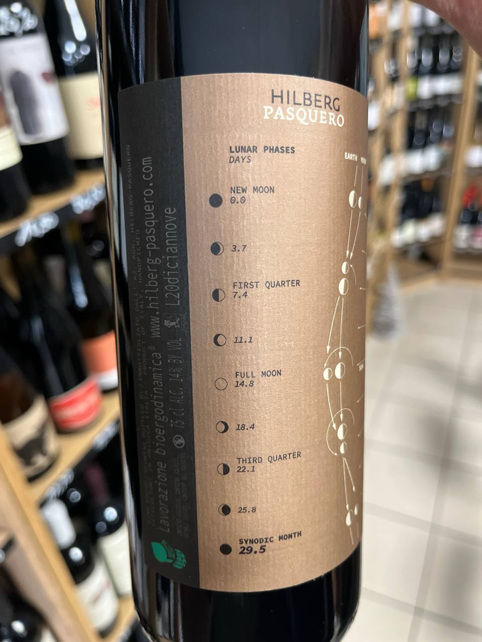 Bouteille de 29.5 Side B 2020 – Hilberg Pasquero, Piémont