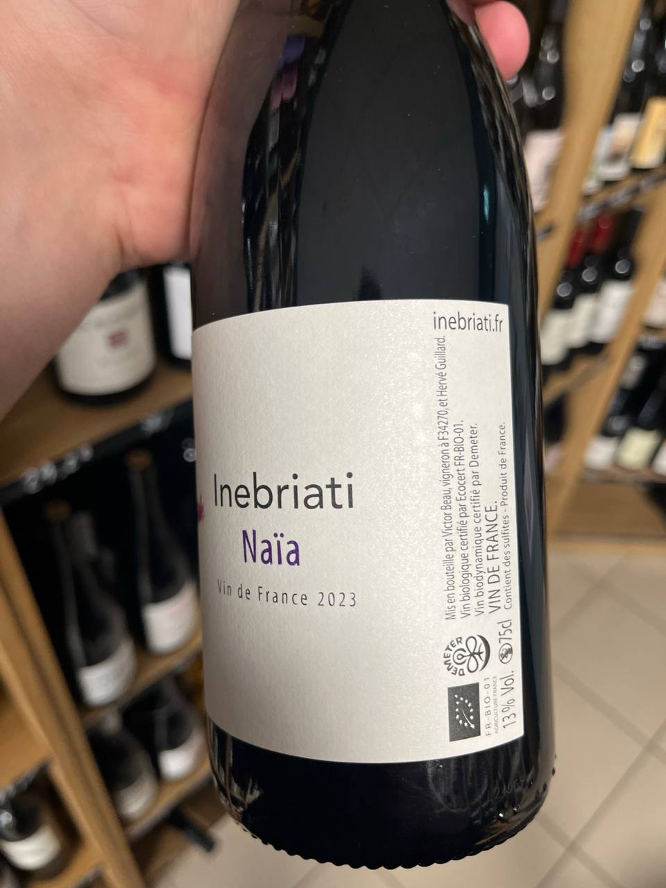 Bouteille Vin rouge Naïa 2023, Languedoc