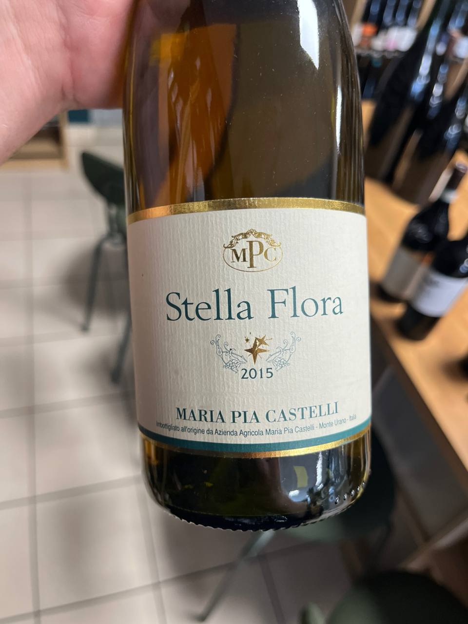 Maria Pia Castelli Stella Flora 2015 - étiquette avant