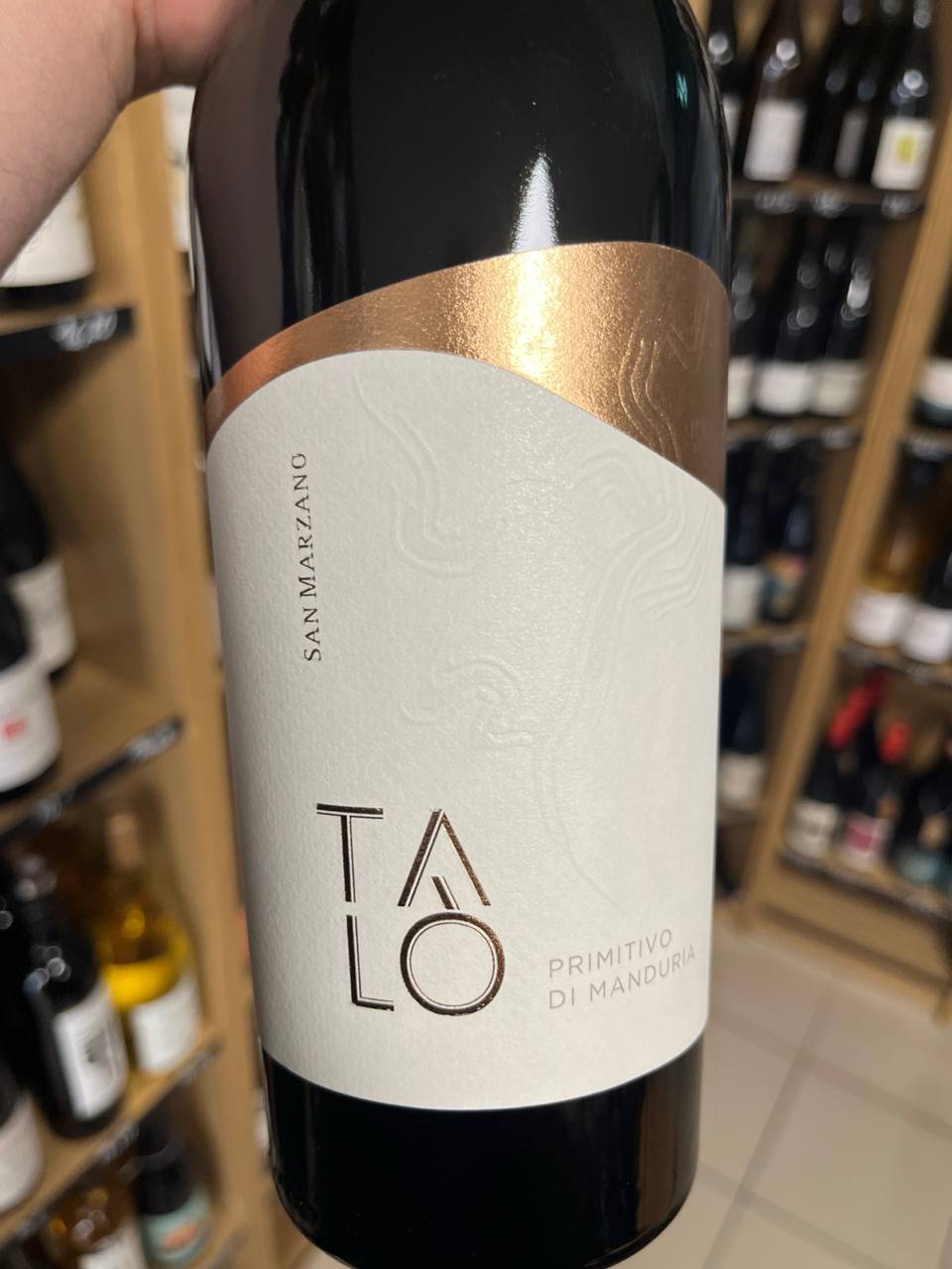 Bouteille Vin rouge Talò Primitivo di Manduria 2023, Italie