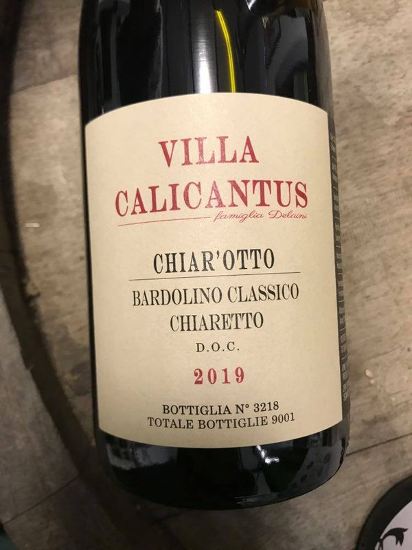 Bouteille de Chiar'Otto 2019 – Villa Calicantus, Bardolino Chiaretto
