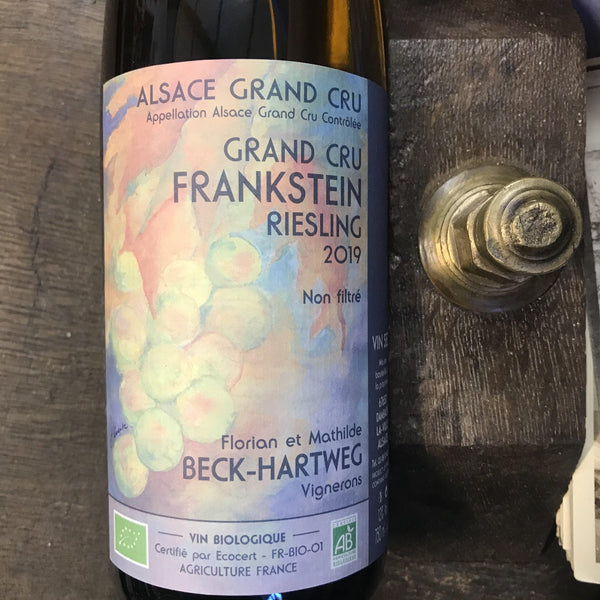 Bouteille de Riesling Grand Cru Frankstein 2019 – Domaine Beck-Hartweg, Alsace Grand Cru