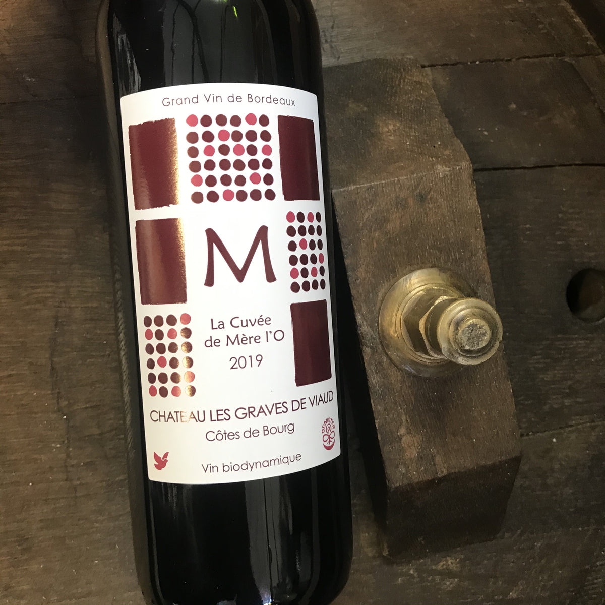 Bouteille Vin rouge Mère l'O 2019 2019, Bordeaux — agriculture biologique