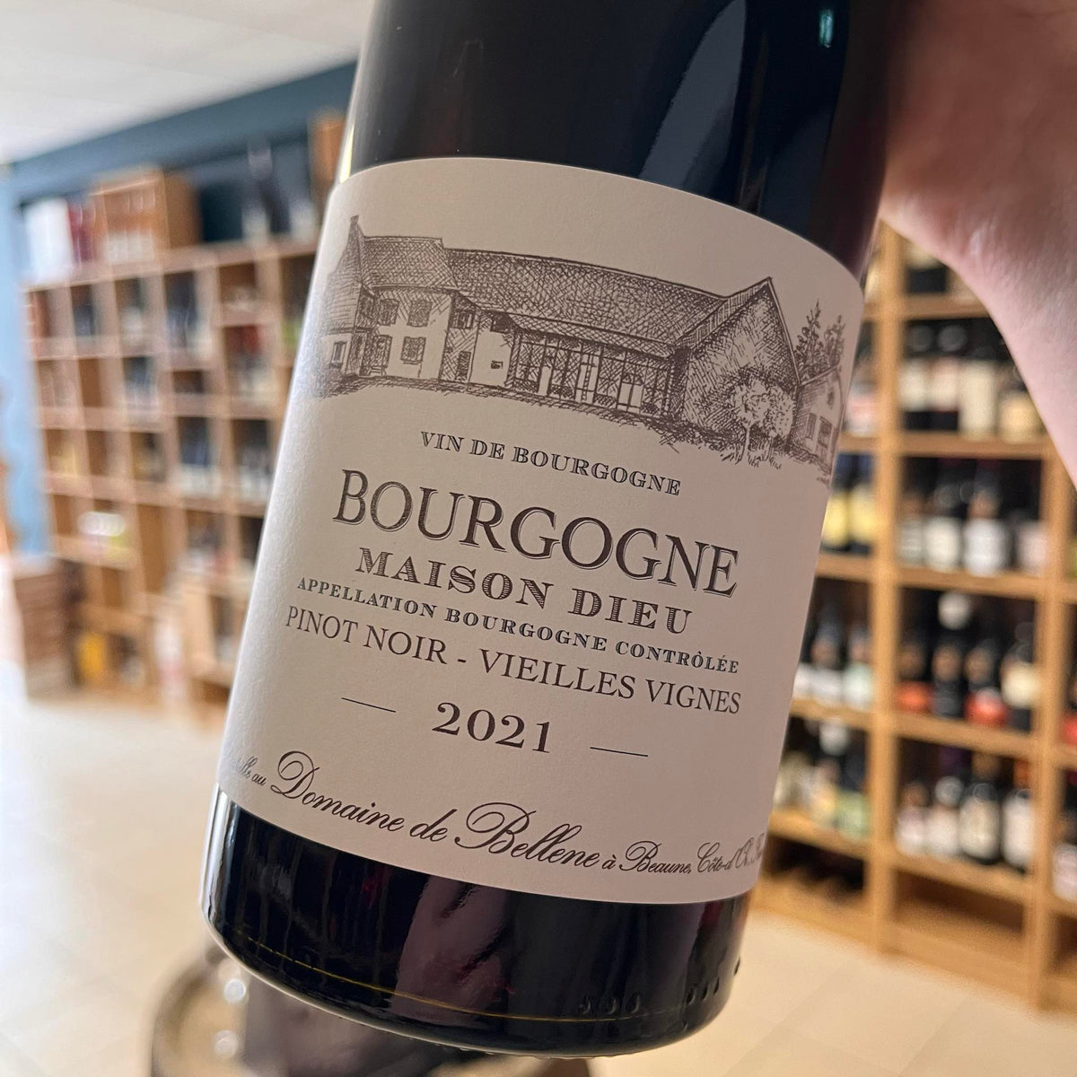 Bouteille Vin rouge Bourgogne Pinot Noir Vieille Vignes, AOC Bourgogne
