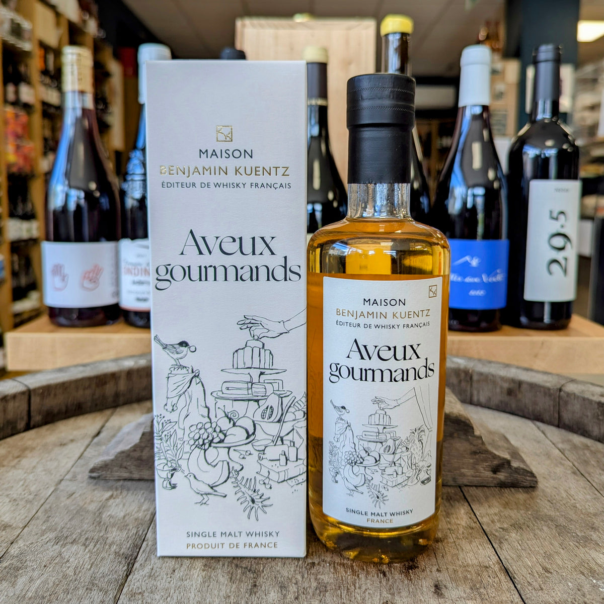 Benjamin Kuentz Aveux Gourmands, whisky single malt français