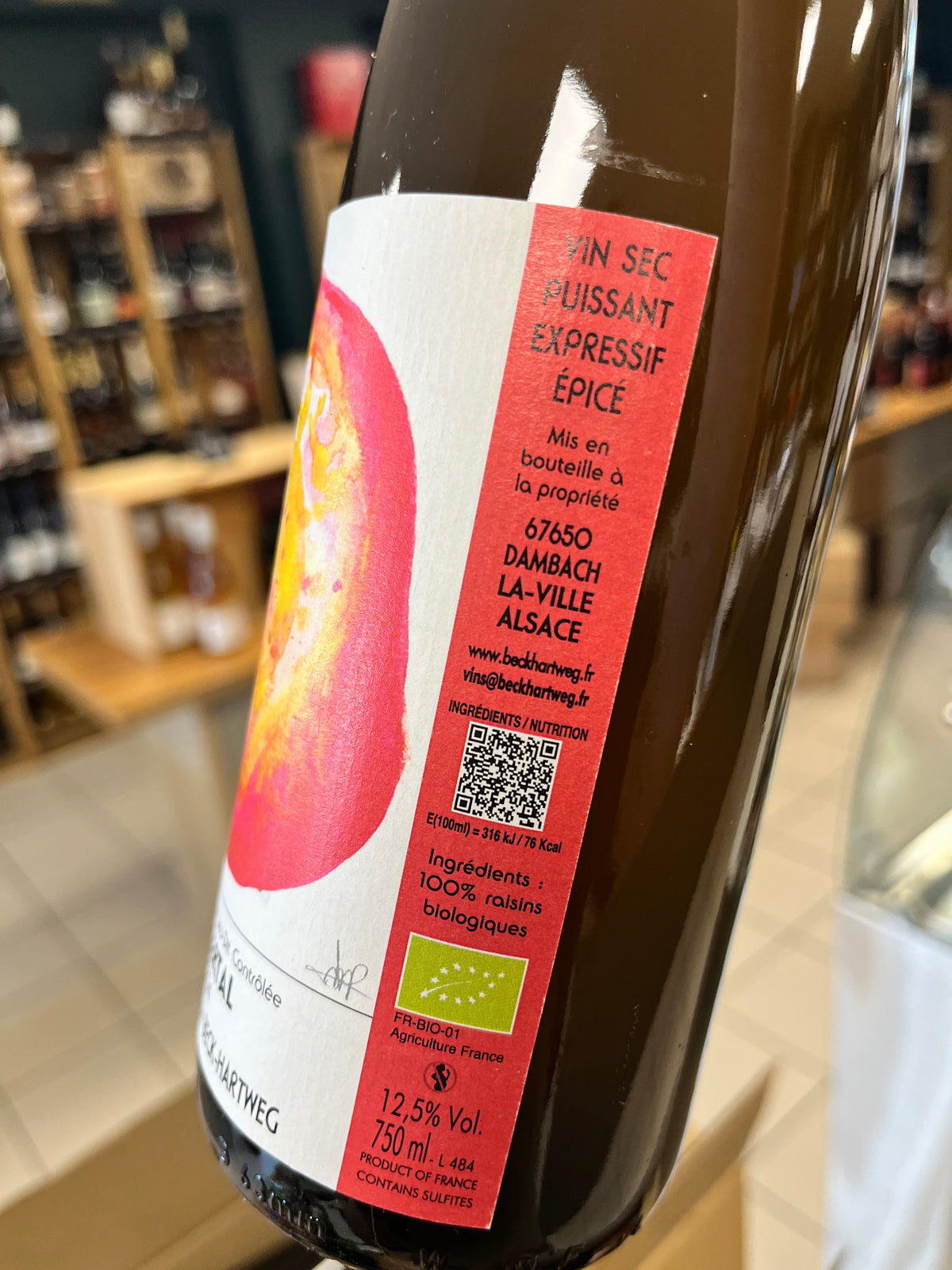 Vin Alsace Bungertal 2024 - Beck-Hartweg