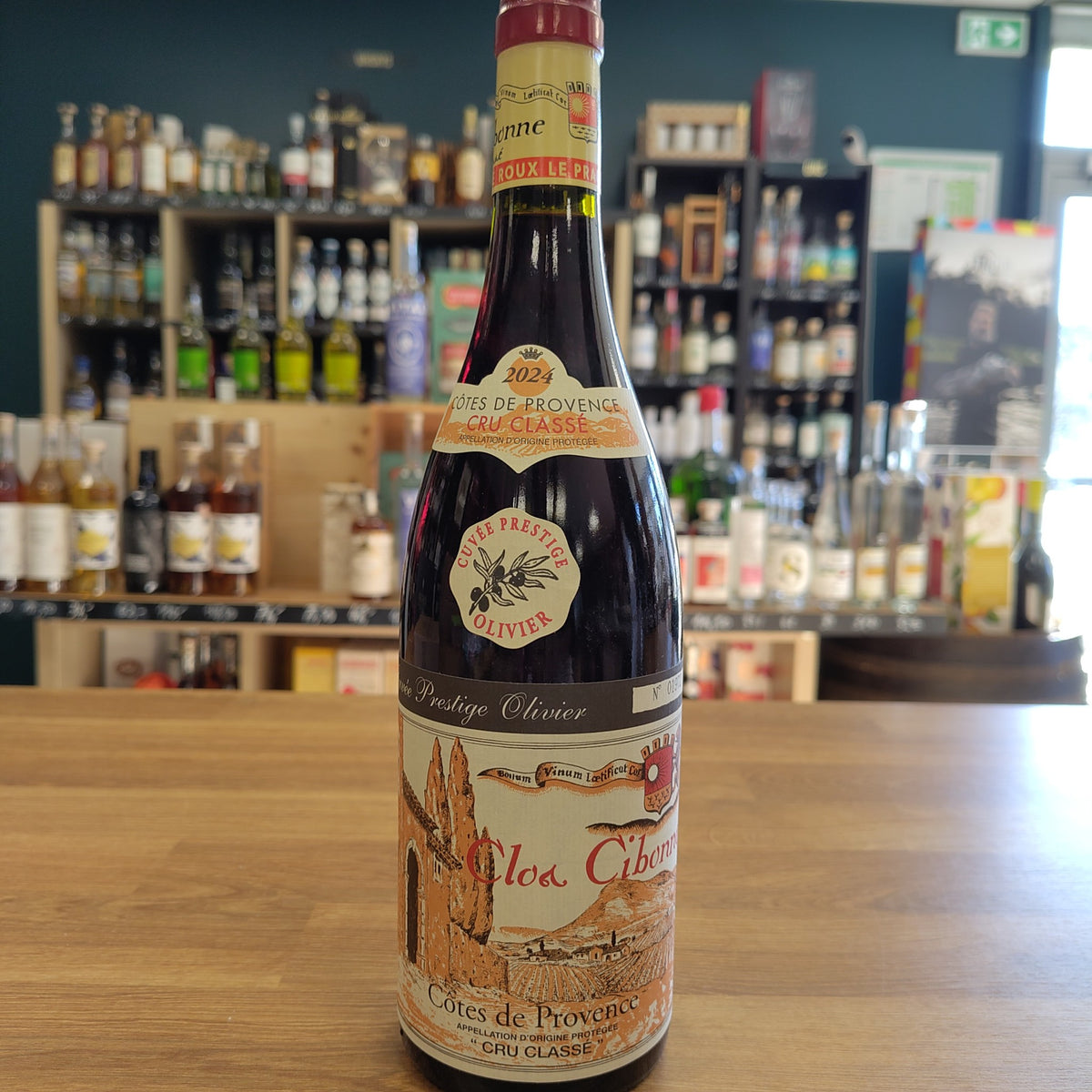 Rouge Cuvée Prestige Olivier 2024, Clos Cibonne
