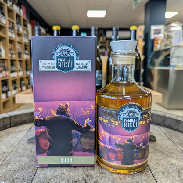 Famille Ricci 7ème Symphonie, rhum vieux d'assemblage Marie-Galante et Barbade