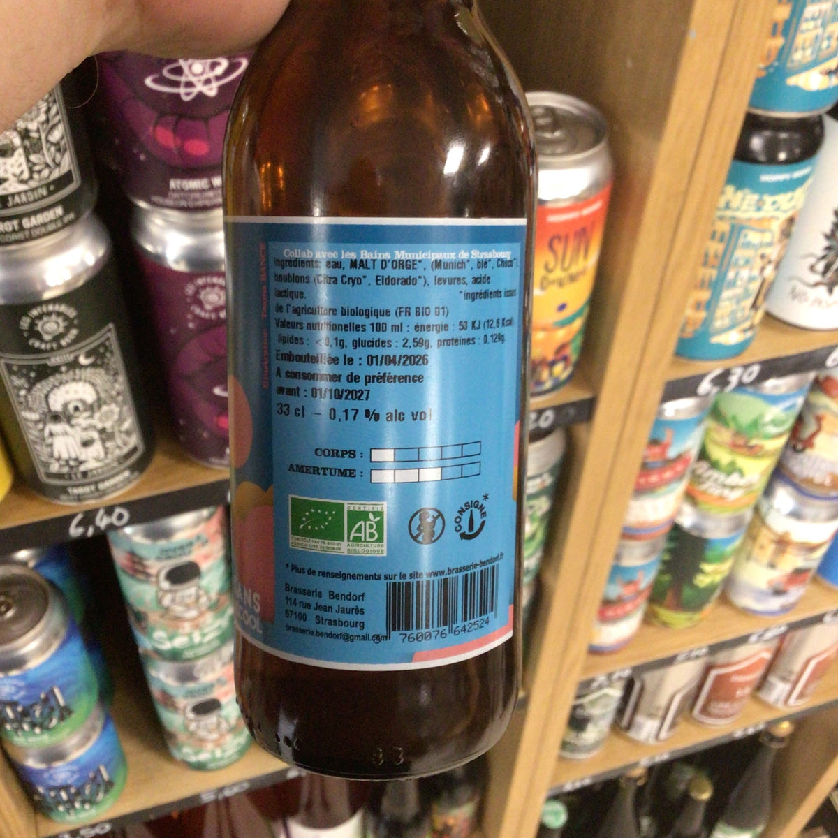 La Mousse des Bains (33 cl) - Bendorf