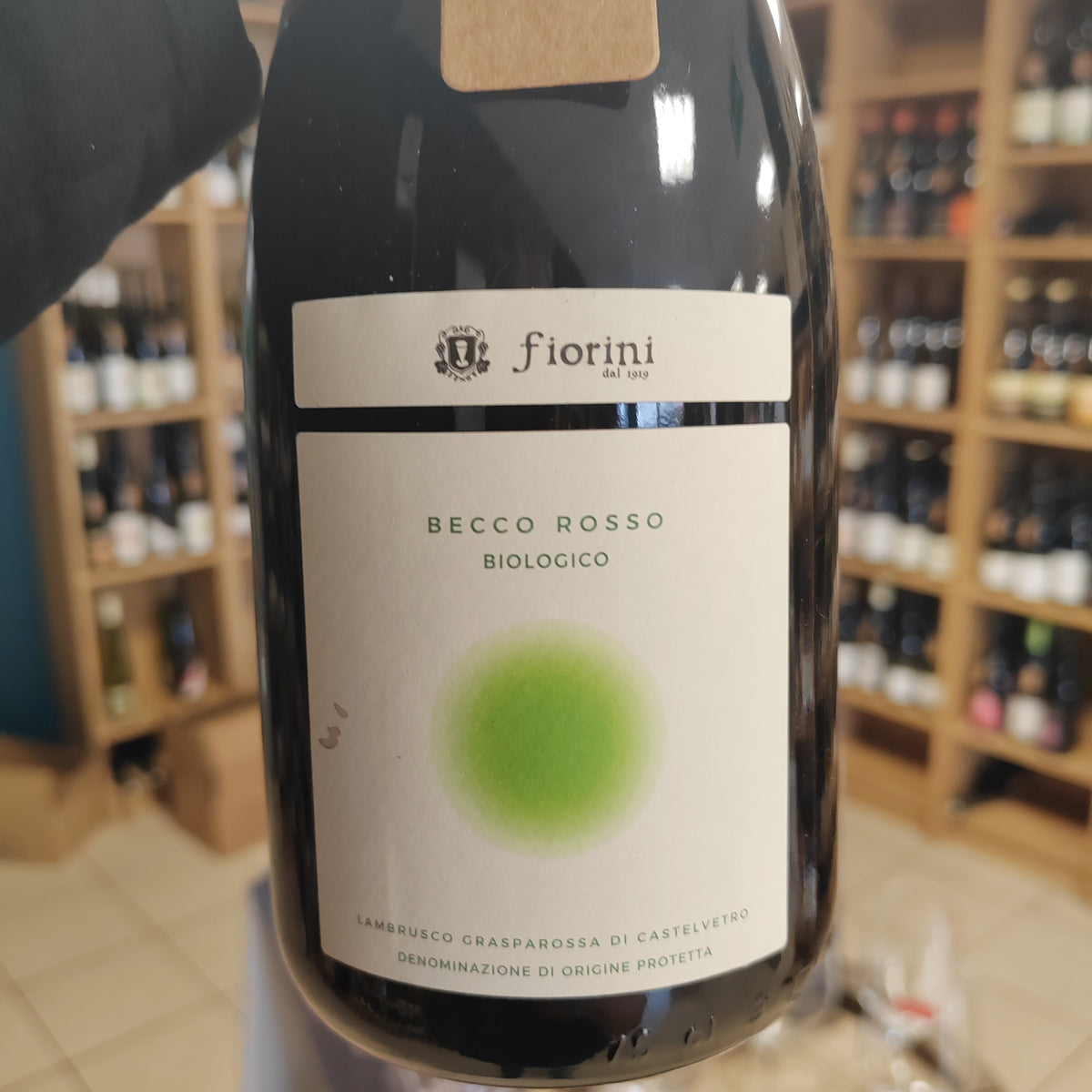 Bouteille Vin rouge Lambrusco Grasparossa Becco Rosso 2020, Italie
