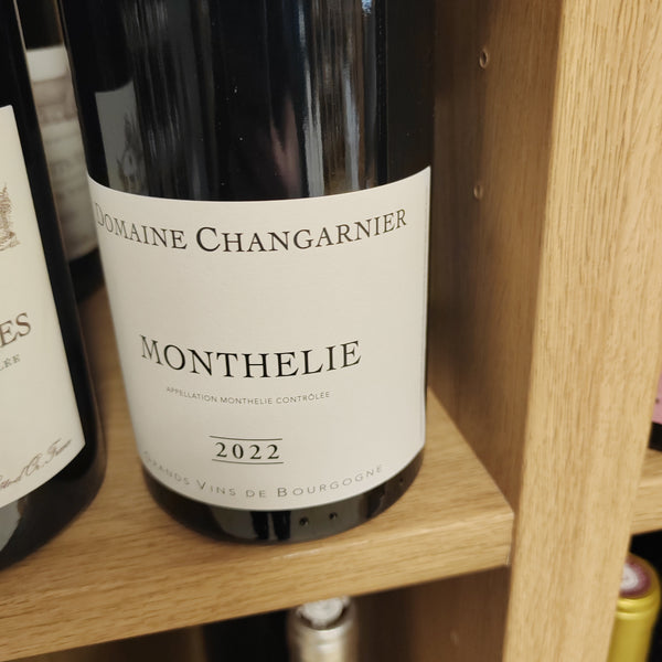 Bouteille de Monthélie rouge 2022 – Domaine Changarnier, AOC Monthélie