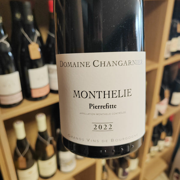 Bouteille de Monthélie Pierrefitte 2022 – Domaine Changarnier, AOC Monthélie