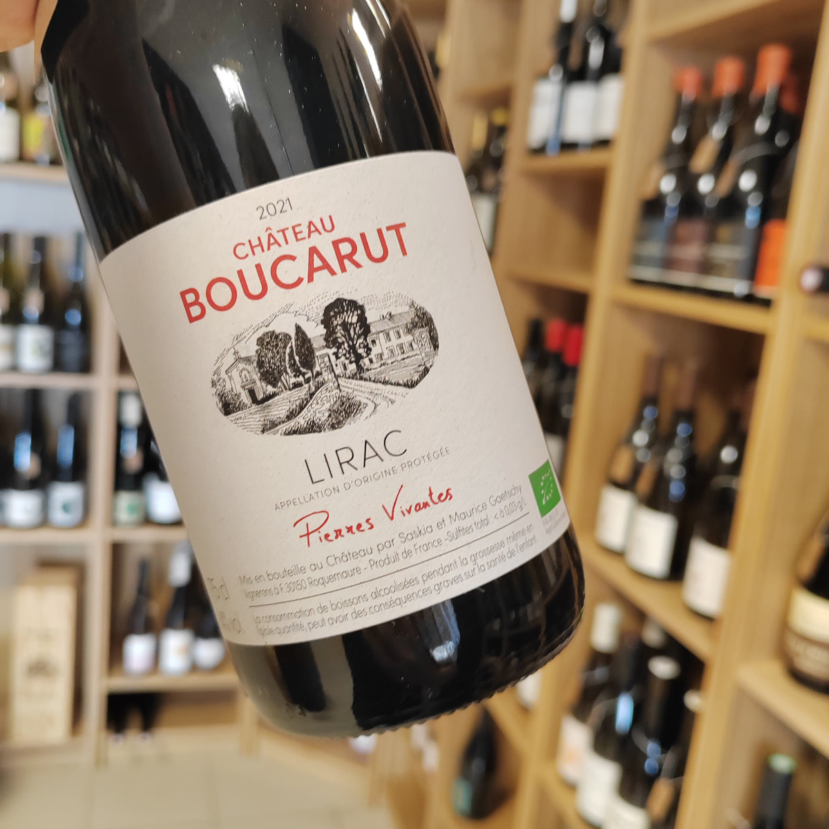 Bouteille Vin rouge Lirac 2021 2021, Côtes du Rhône — biodynamie