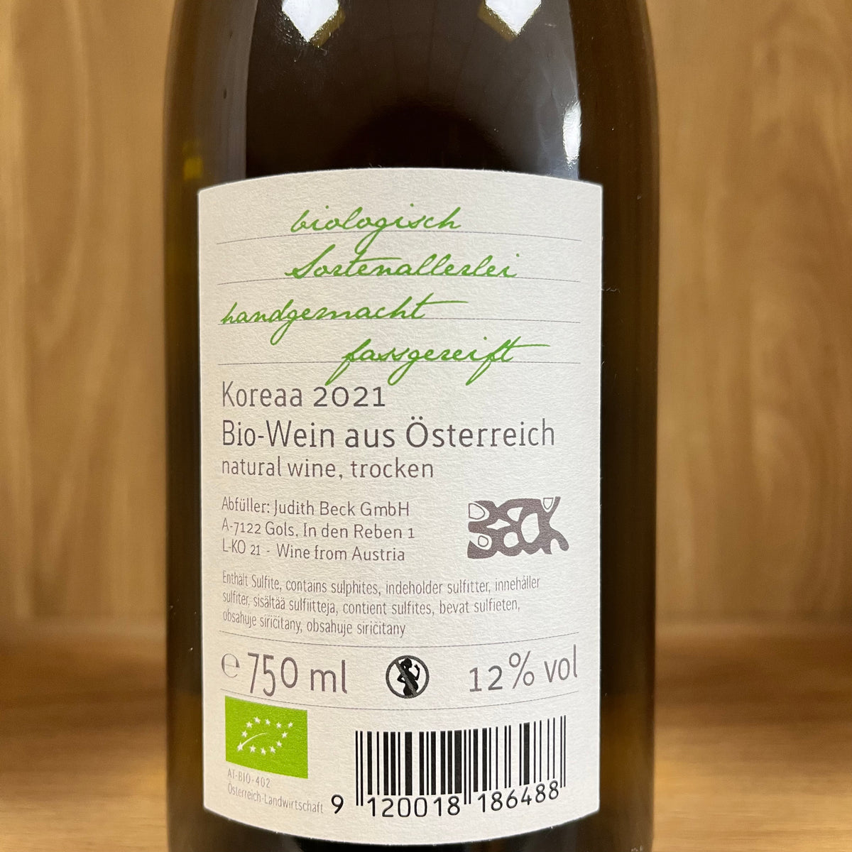 Bouteille Vin blanc Koreaa 2021, Autriche