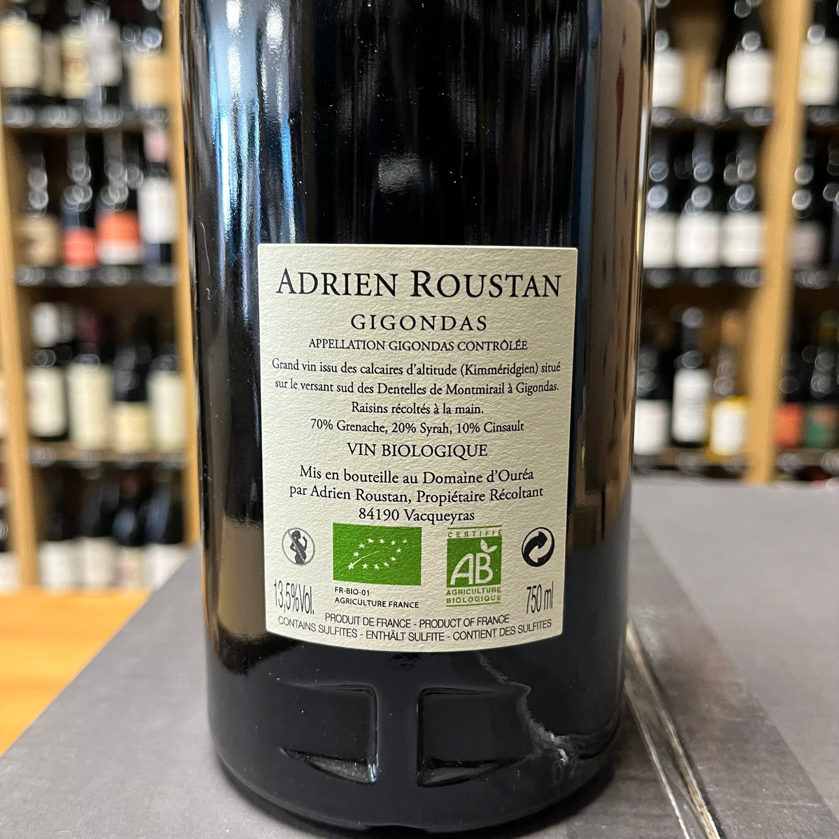 Bouteille Vin D'Ouréa 2020, Côtes du Rhône — biodynamie
