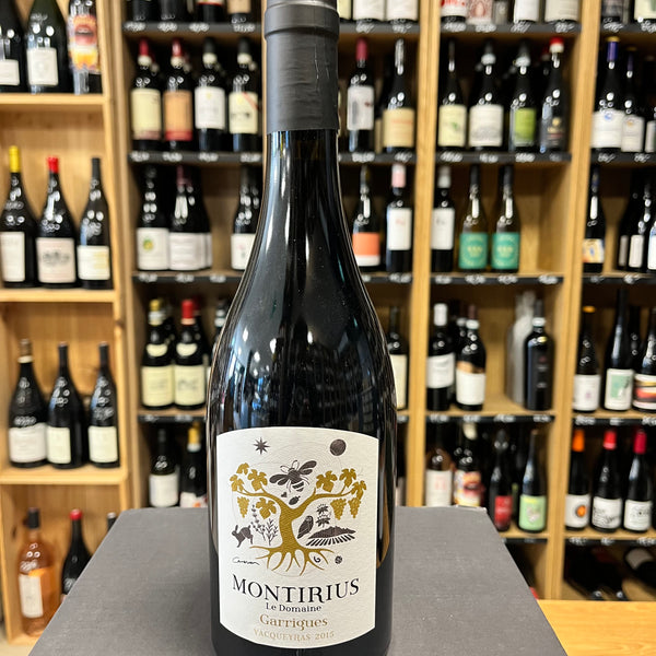 Bouteille de Garrigues 2015 – Montirius, Vacqueyras