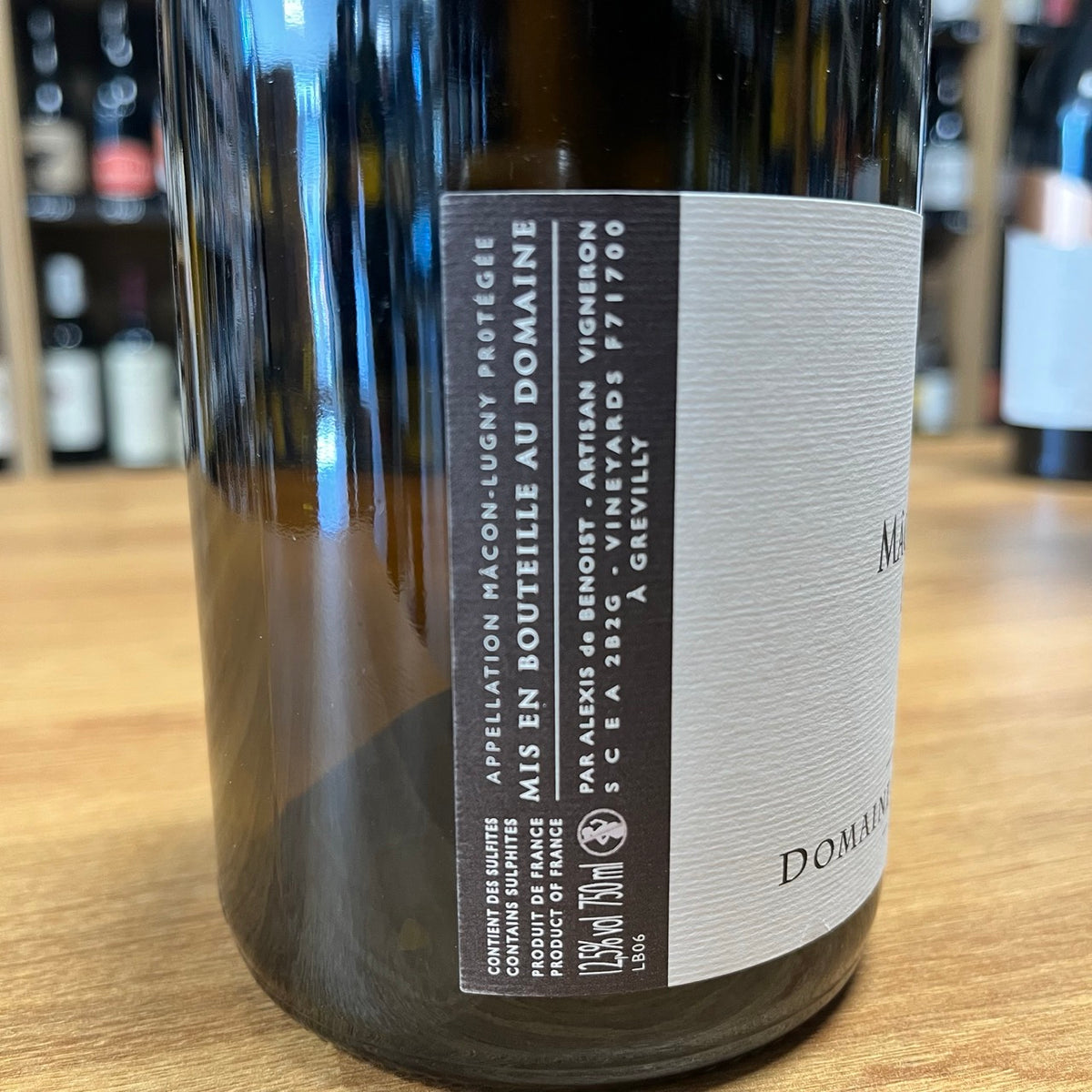 Bouteille Vin blanc La Bissy 2021, AOC Bourgogne