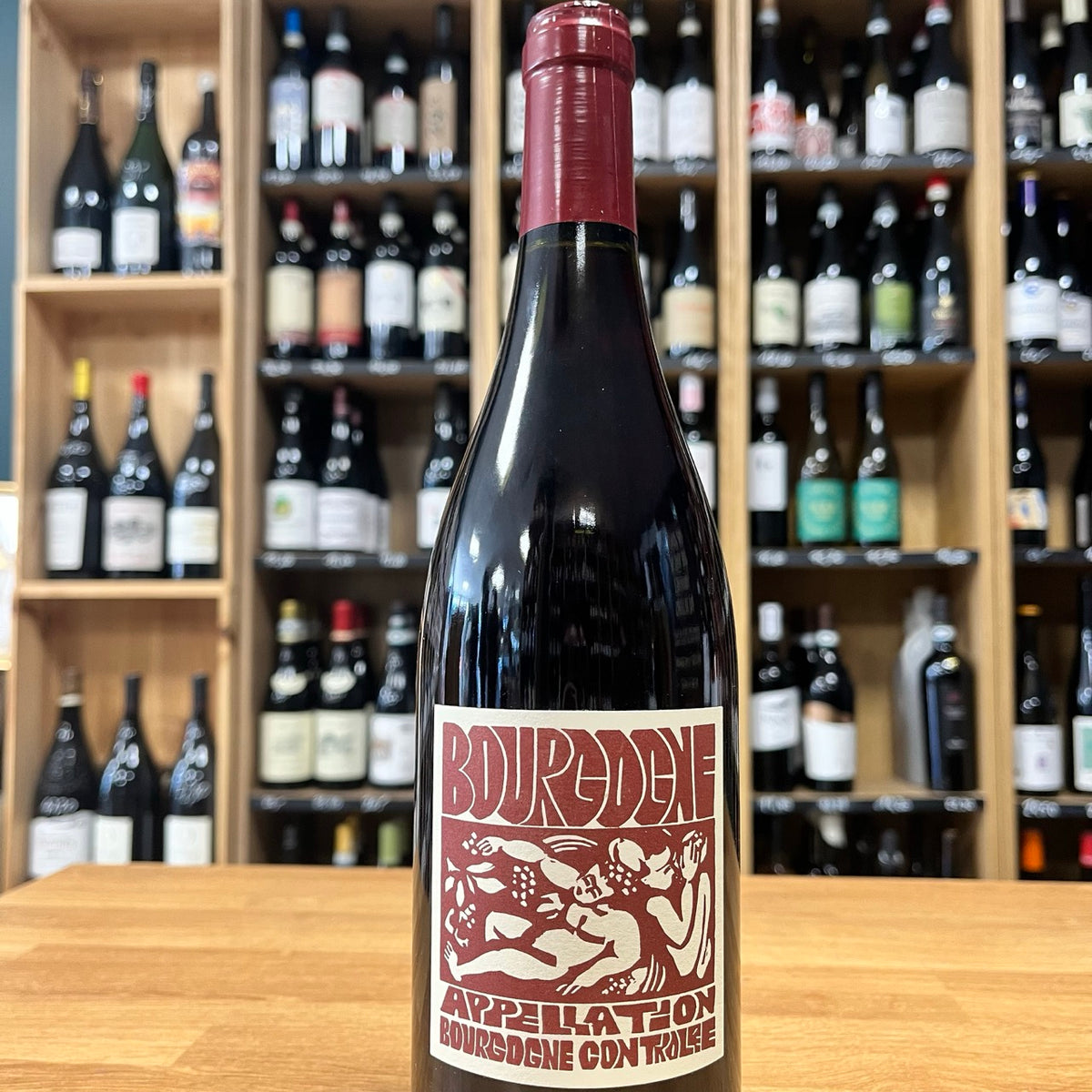 Bouteille Vin Bourgogne Rouge 2023, AOC Bourgogne — biodynamie